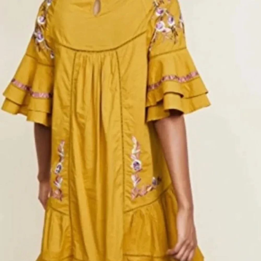 Free People Pavlo Cotton Embroidered Dress size s